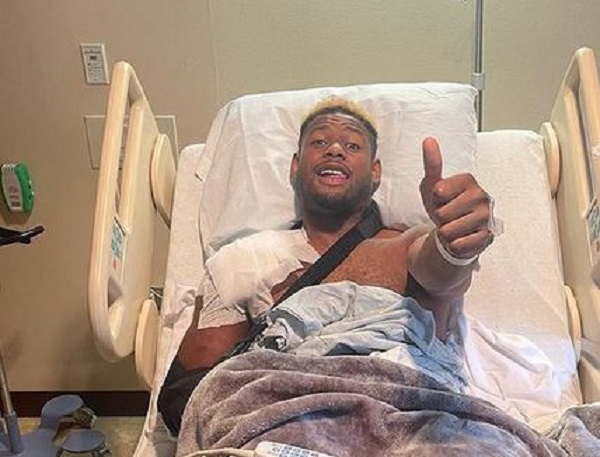 Well Performer JuJu Smith after successful surgery.