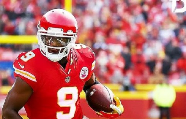 NFL Players playing for his team chiefs.